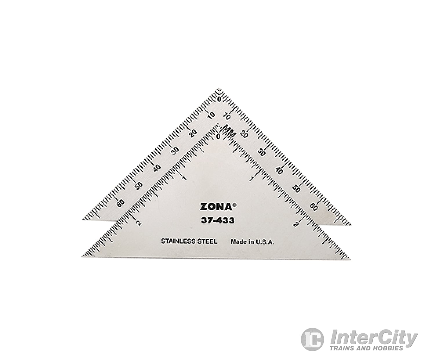 Zona 37-433 S/S Ruler-3 Triangle (P3) Tools