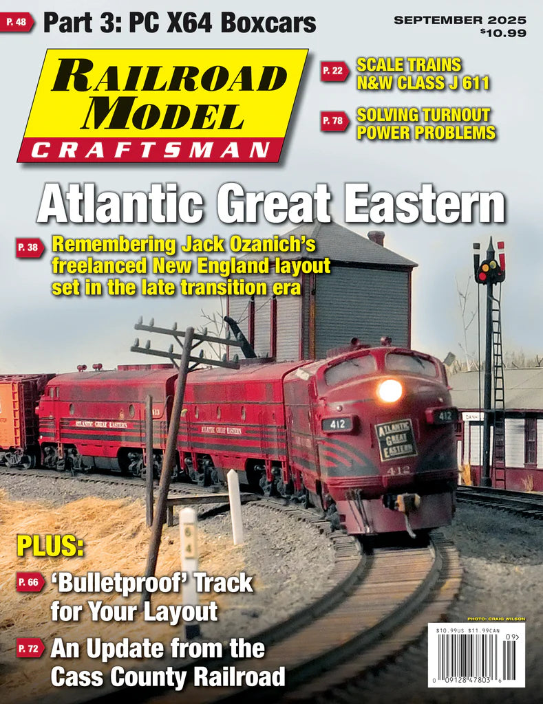 Railroad Model Craftsman Magazine September 2025