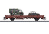Marklin 46929 HO Type Kbs 443 Stake Car with Military Vehicle Load