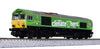 Kato N 17751E DB Cargo Class 66 "Climate Hero" Diesel Locomotive (Analog DC)