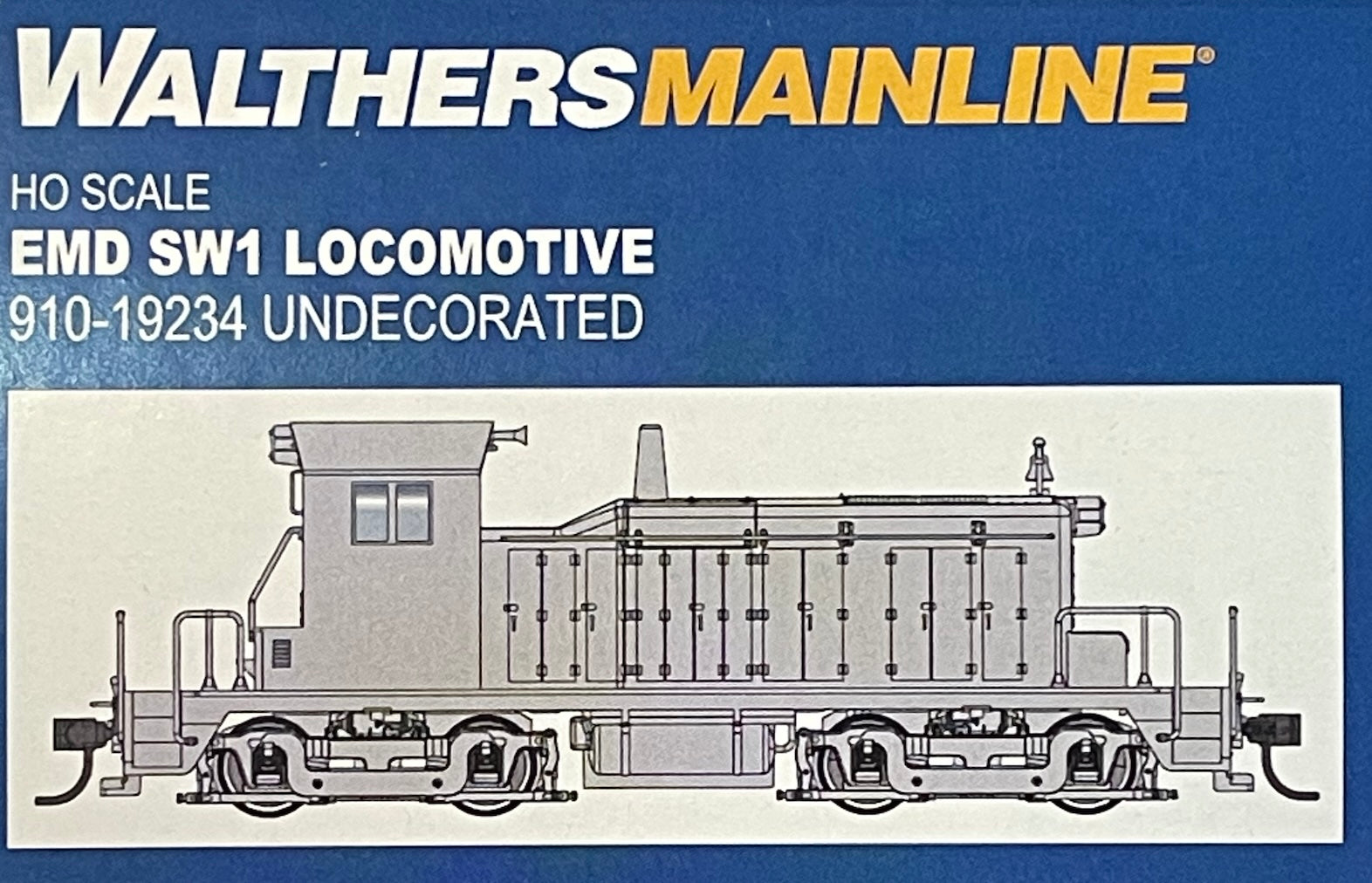 Walthers HO 19234 EMD SW1 - ESU(R) Sound & DCC - Undecorated