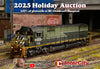 2025 Holiday Charity Auction:  HO Bowser Customized BC Rail C-630 Locomotive and 2 Atlas Cars Painted & Weathered by Boomer Diorama