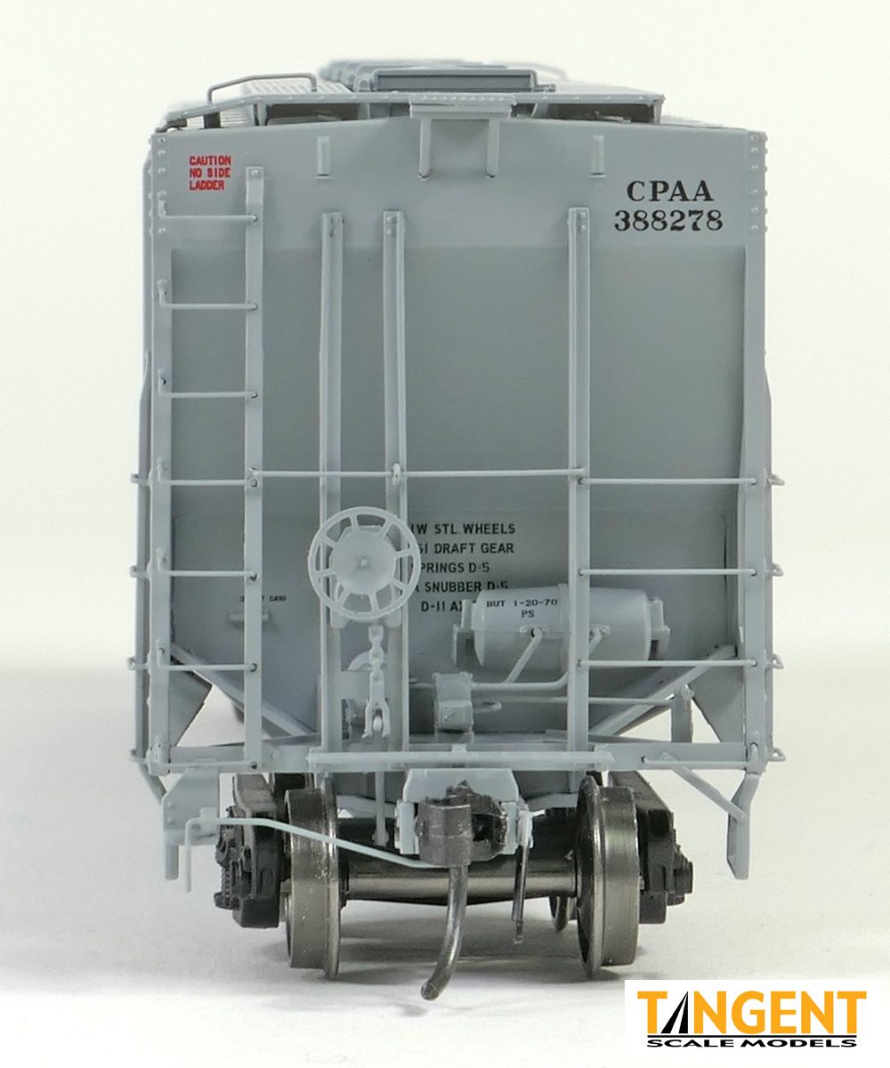 Tangent HO 21035-04 Canadian Pacific (CPAA) “NA Delivery 1-1970” PS4427 “High Side” Covered Hopper #388184