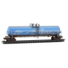 Micro Trains N 98305101 56' General-Service Tank Car 3-Pack - ACFX #71329, 72393, 72410 (Weathered, 2 blue & 1 black car, graffiti)