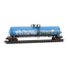 Micro Trains N 98305101 56' General-Service Tank Car 3-Pack - ACFX #71329, 72393, 72410 (Weathered, 2 blue & 1 black car, graffiti)
