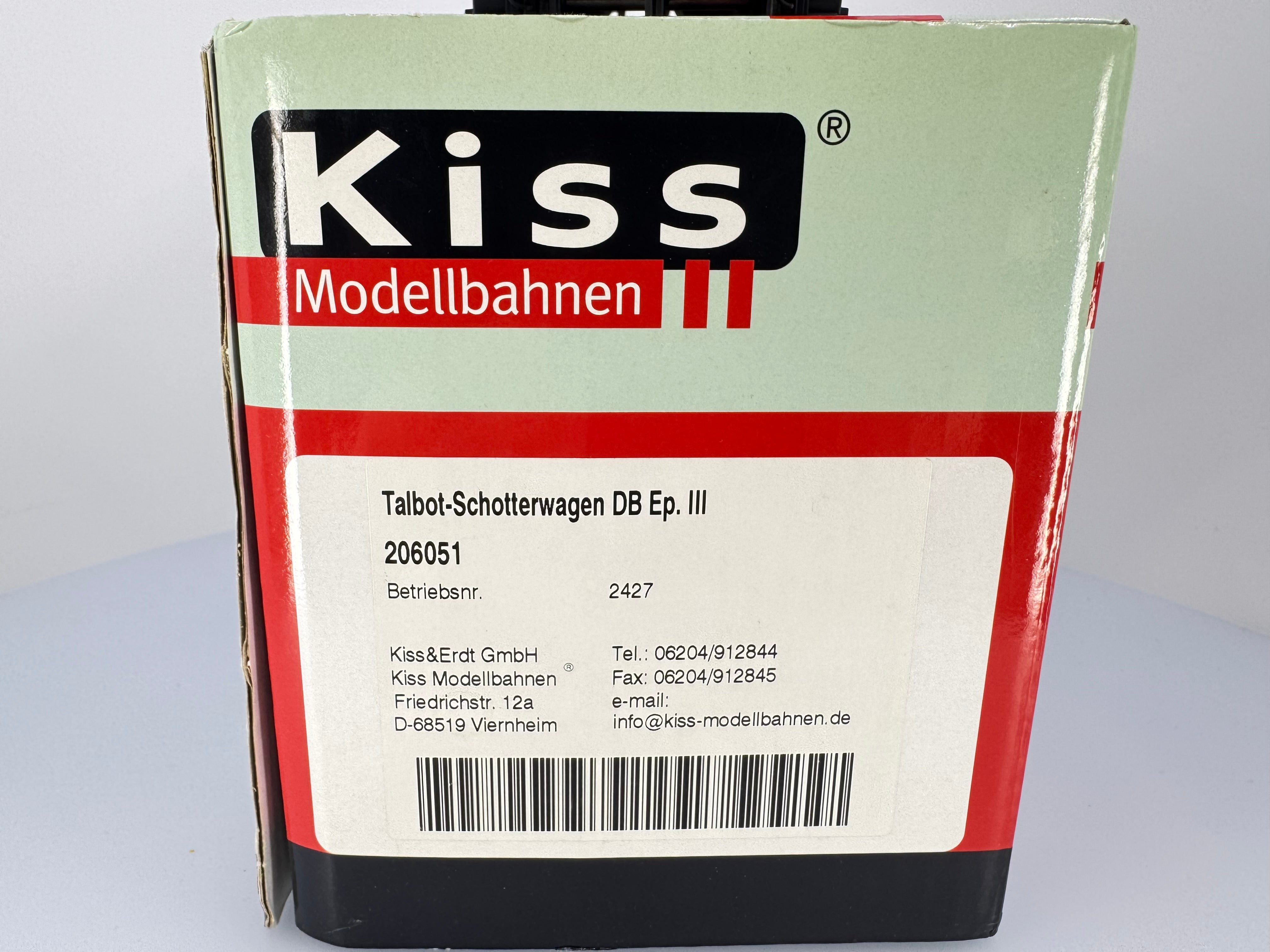 Kiss Modellbahnen 206051 1-Gauge 2427 Talbot Ballast Wagon DB Era 3