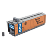Micro Trains N 5900280 Ice Storage House - Former 40' Steel Ice Reefer - Kit - Pacific Fruit Express #3204 (orange)
