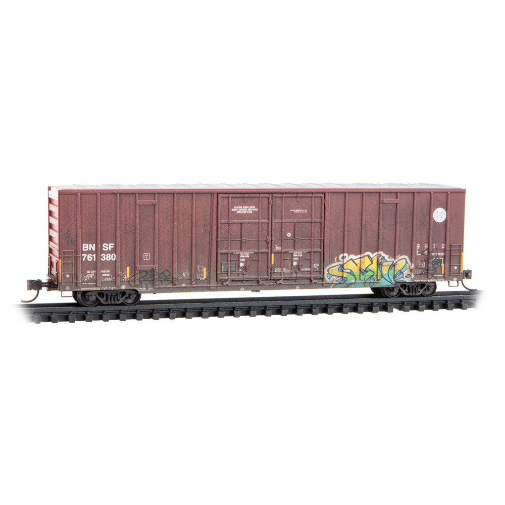 Micro Trains N 12344170 Weathered Burlington Northern Santa Fe Rd# 761380