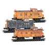 Micro Trains N 98302288 Denver & Rio Grande Western® Weathered Caboose 3-Pack
