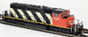 Bowser HO 25382 GMD SD40-2W - LokSound 5 and DCC - Canadian National #5329 (Sergeant Stripes, black, white, red)
