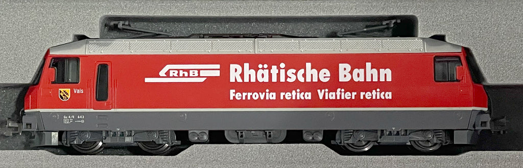 Kato N 3101-7 RhB Rhatische Bahn Glacier Express Ge 4/4 III Electric Locomotive (Analog DC) #643