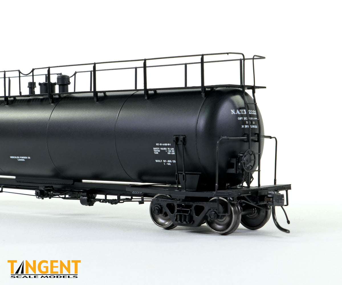Tangent HO 31011-02 NATX “Black Lease Delivery 1966” NACC 1963-Design 20,500gal Non-Insulated Tank #22225