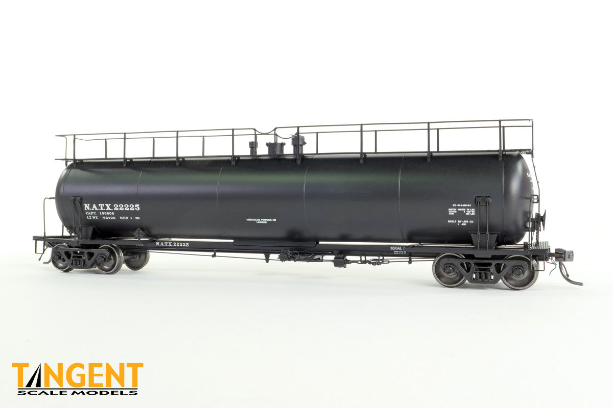 Tangent HO 31011-02 NATX “Black Lease Delivery 1966” NACC 1963-Design 20,500gal Non-Insulated Tank #22225