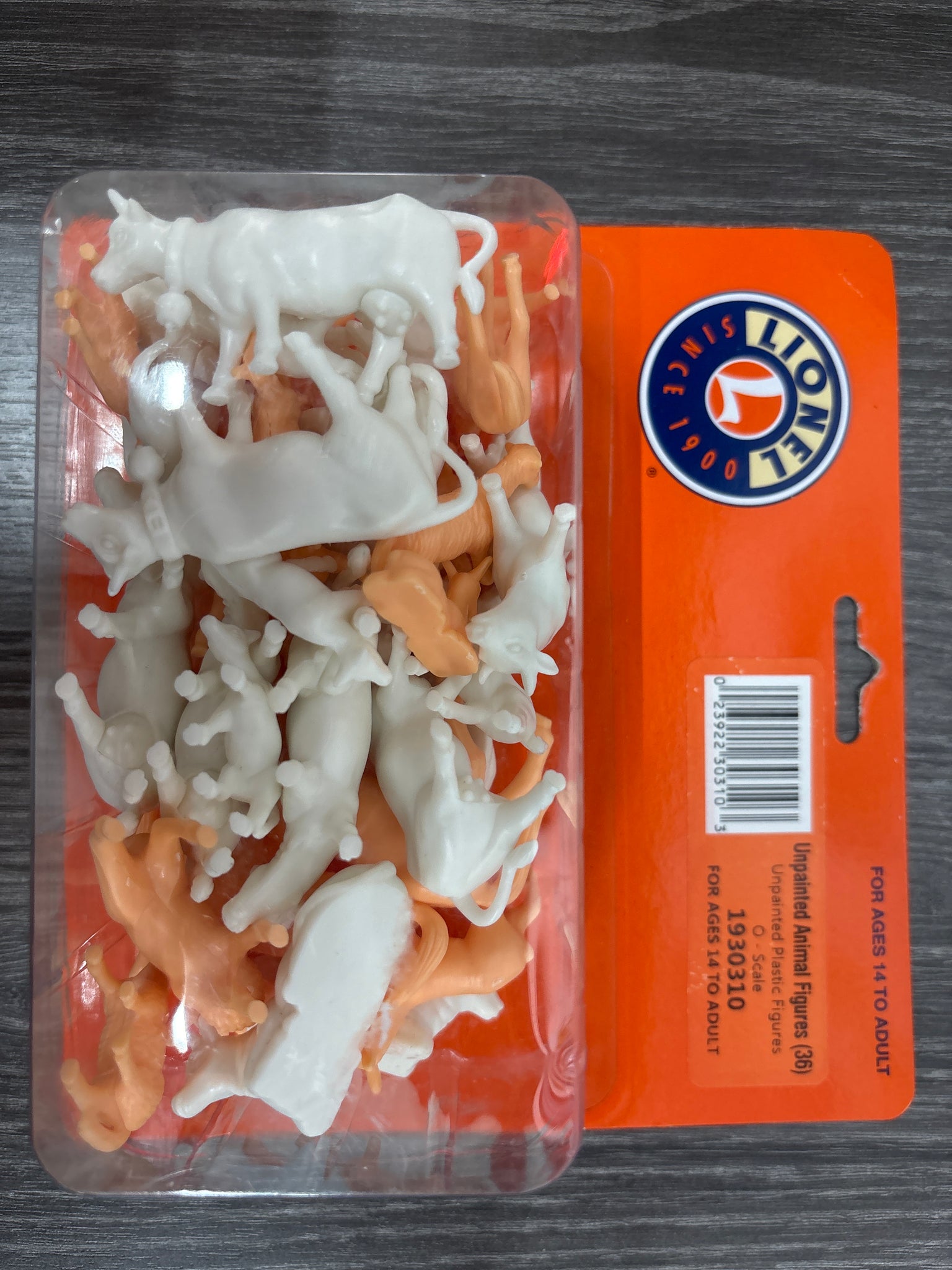 Lionel Trains O 1930310 Lionel 1930310 O Scale Unpainted Animals (36)