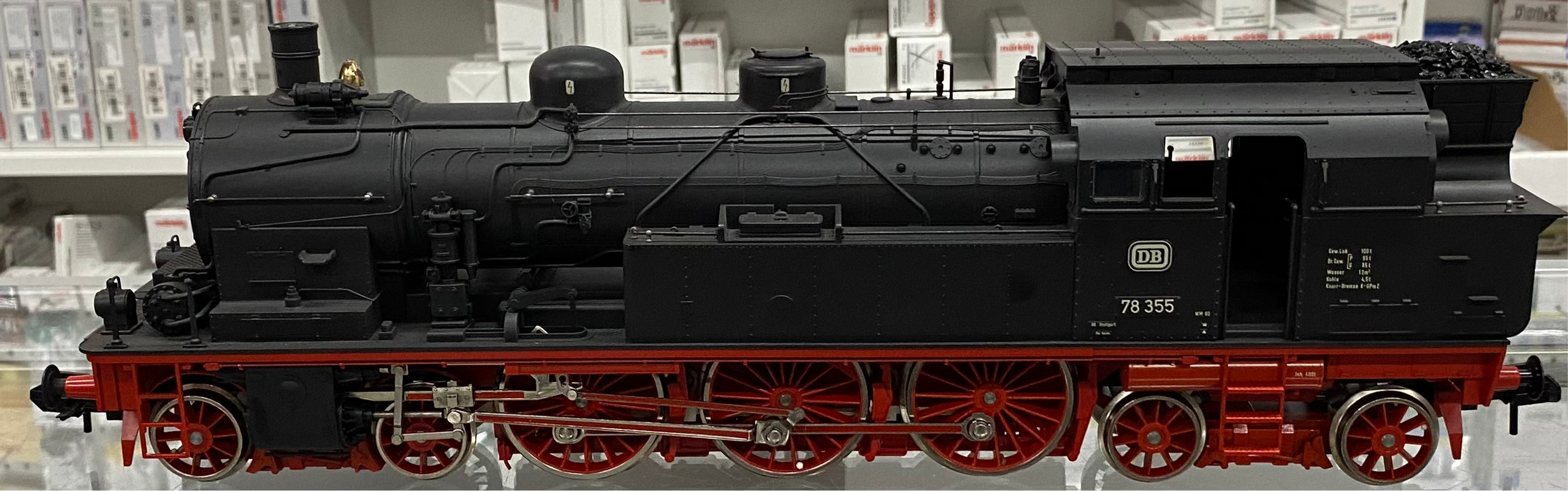 Marklin 5746 1 DB BR 78 Class 4-6-4 Tank Steam Locomotive Smoke Unit 78 355 Analog DC