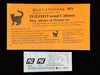 Black Cat Decals PGE1819-H HO PGE Wood Caboose Map Scheme on Orange Car