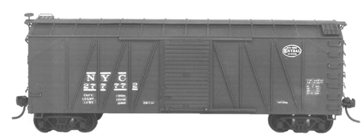 Tichy Train Group HO 6026 40' USRA Single Sheathed Wood Boxcar - Kit - Undecorated 6-Pack