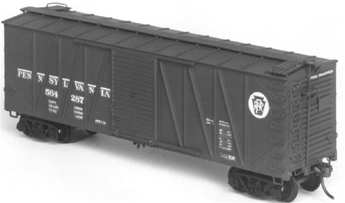 Tichy Train Group HO 6026 40' USRA Single Sheathed Wood Boxcar - Kit - Undecorated 6-Pack