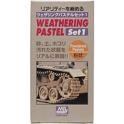 Mr Hobby PP101 Weathering Pastels Set Number One