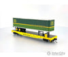 7737 Ho 50’ Flat Car W. 45’ Trailer Freight Cars