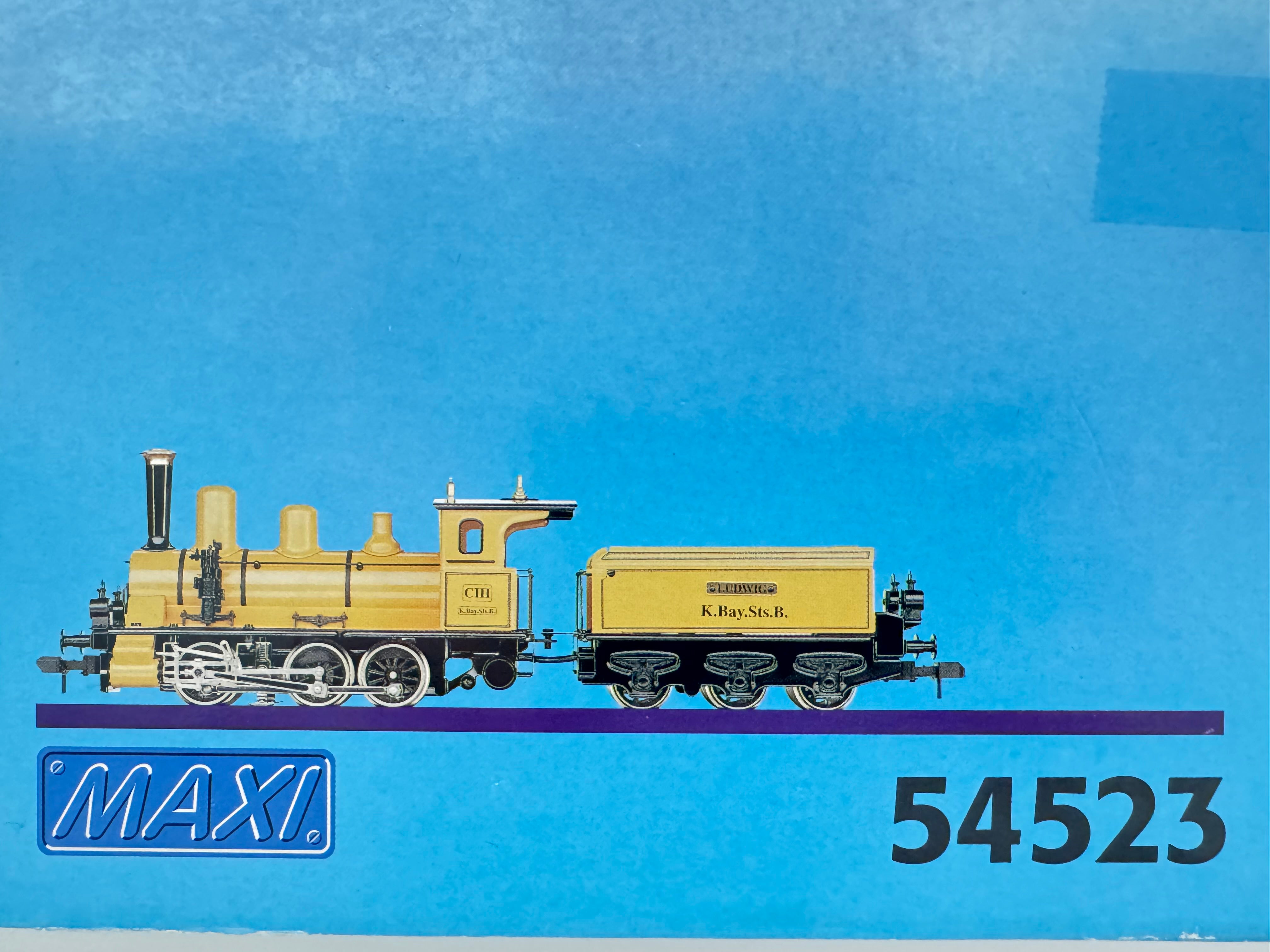 Marklin Maxi 54523 1 KBayStsB 0-6-0 Steam Locomotive "Ludwig" of the K Bay Sts B. C111 Delta