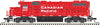 Atlas 40004836 EMD GP38-2 Phase II - LokSound and DCC -- Canadian Pacific 4427 (red, white)
