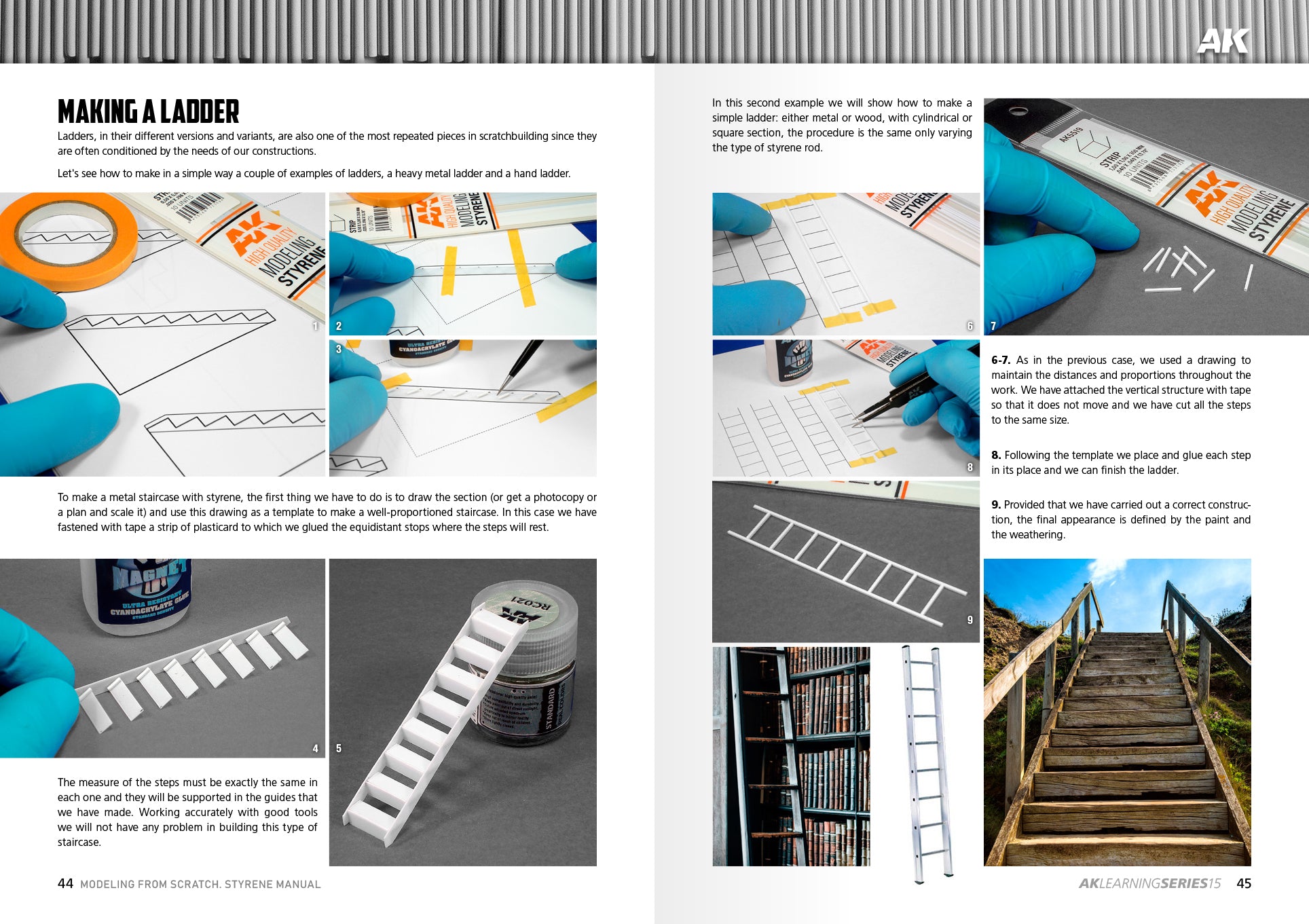 AK Interactive AK527 - Modelling from Scratch - Styrene Manual - 87 pages
