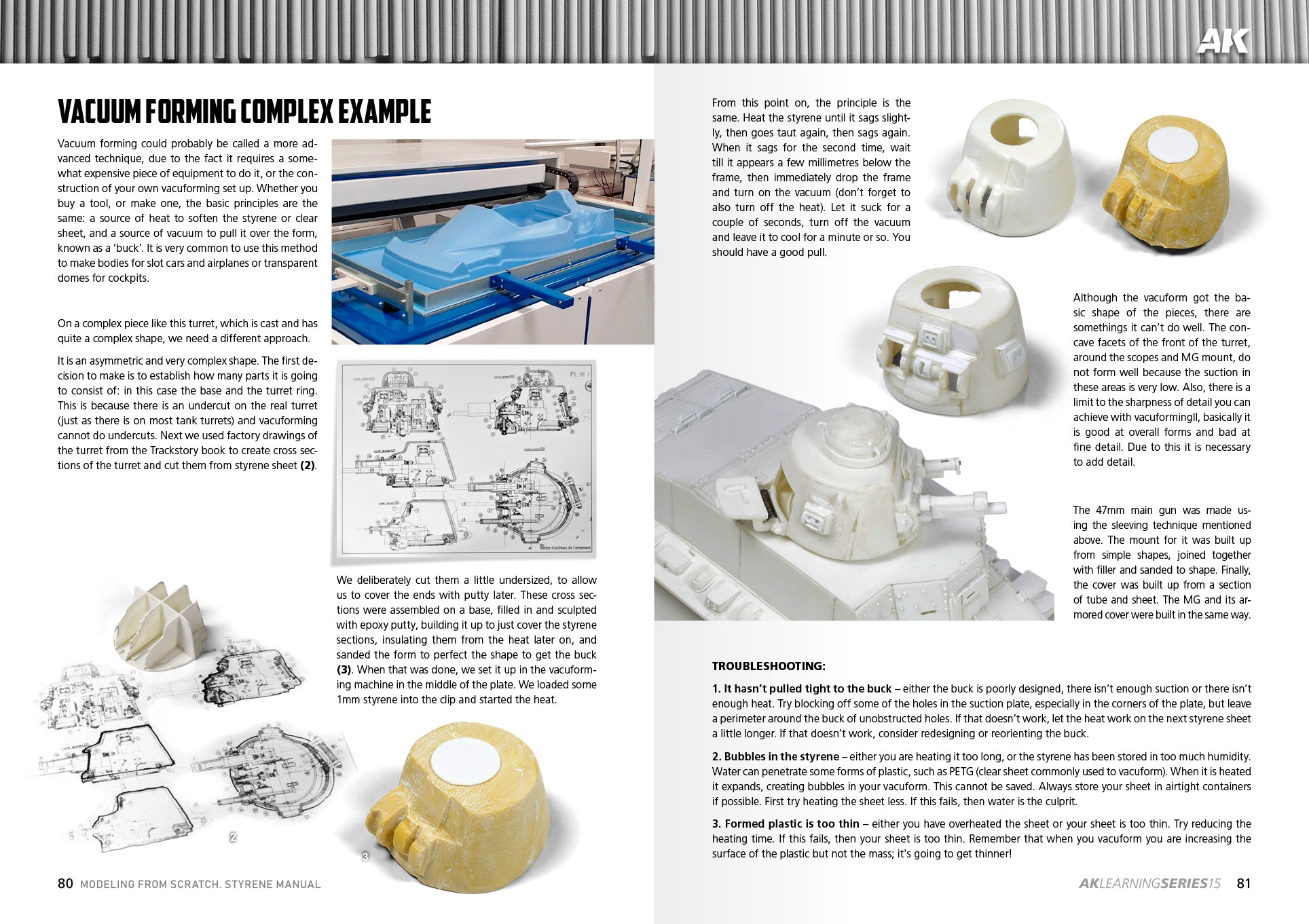 AK Interactive AK527 - Modelling from Scratch - Styrene Manual - 87 pages