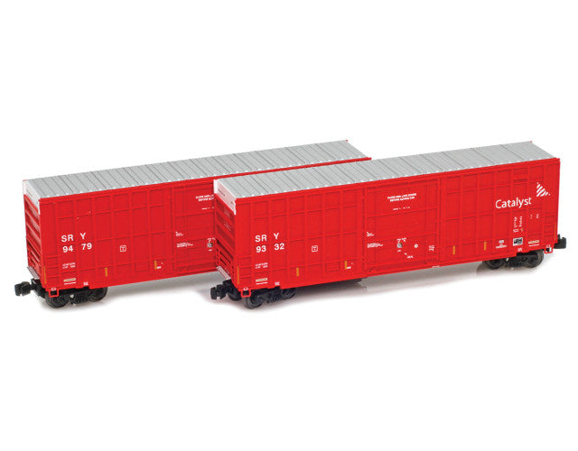 AZL 915603-1 SRY Catalyst Trinity (NSC) 50´ FBOX Box Car 9332, 9479 2-pack