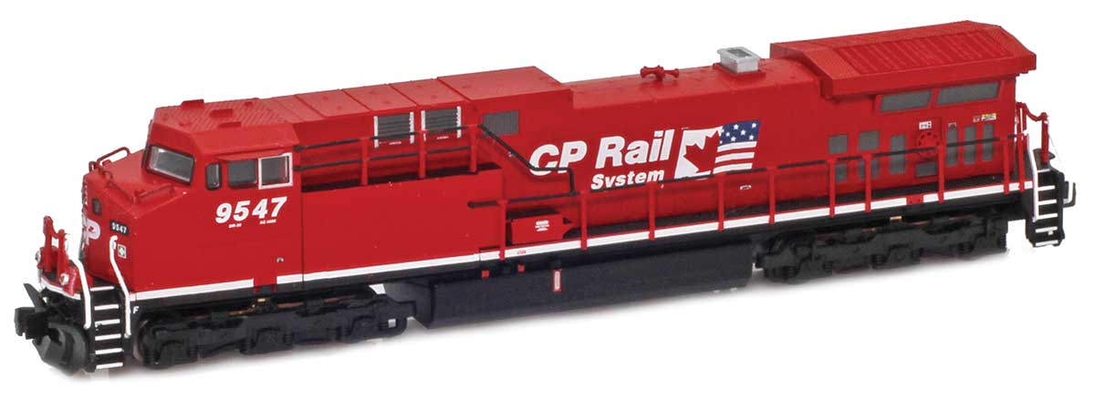 AZL Z-Scale 65201-2 Canadian Pacific (CP Rail System Flags) AC4400CW #9550