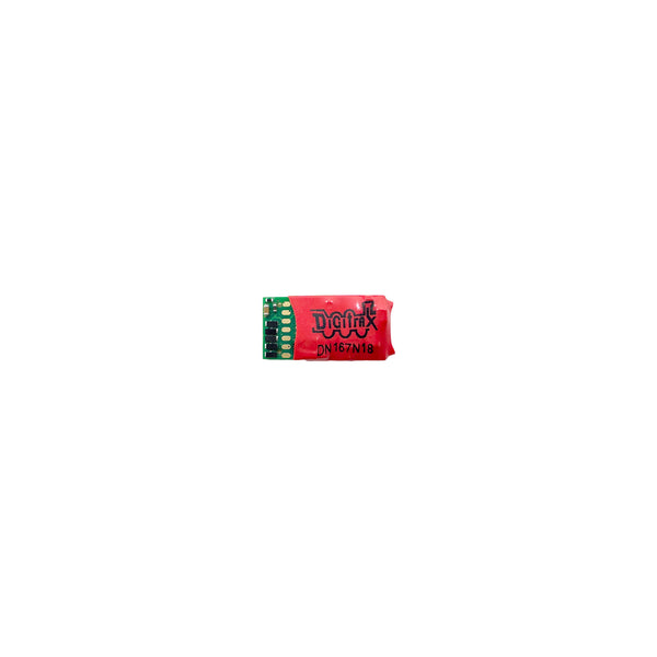 Digitrax DN167n18 N Mobile Decoder Decoder Next18 Connector (1 amp) (6 func)