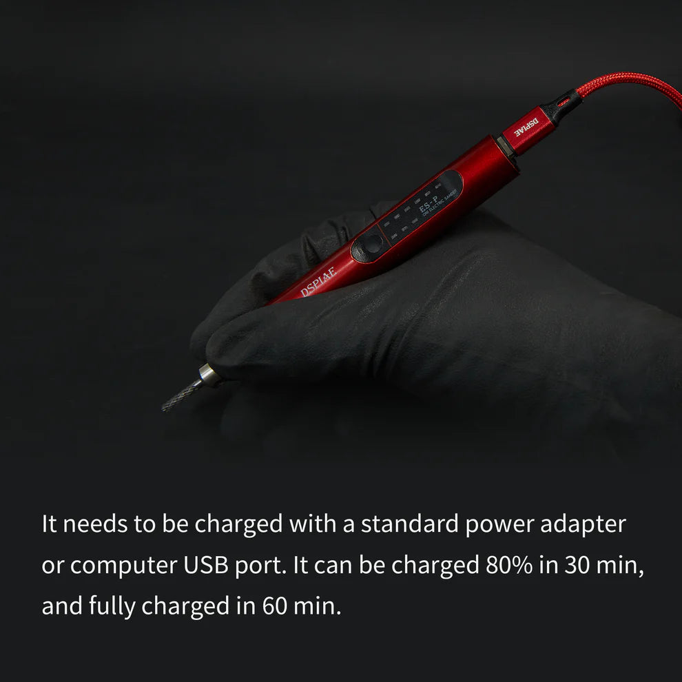 Dspiae ES-P Portable Electric Grinding Pen (1 bit included)