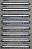 Kato 10-1701 N 8 Car Passenger Set O-2000 Series Shinkansen Hikari Kodama (#5)