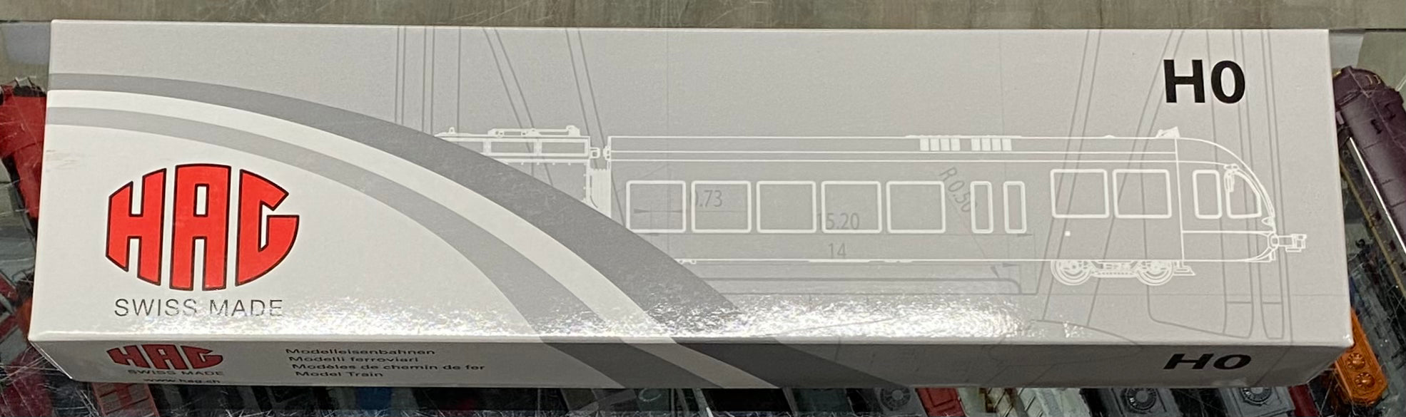 HAG 34005-20 HO SBB-CFF-FFS GTW 2/6 Elektrotriebwagen (Thurbo TCS) 721-6 DCC