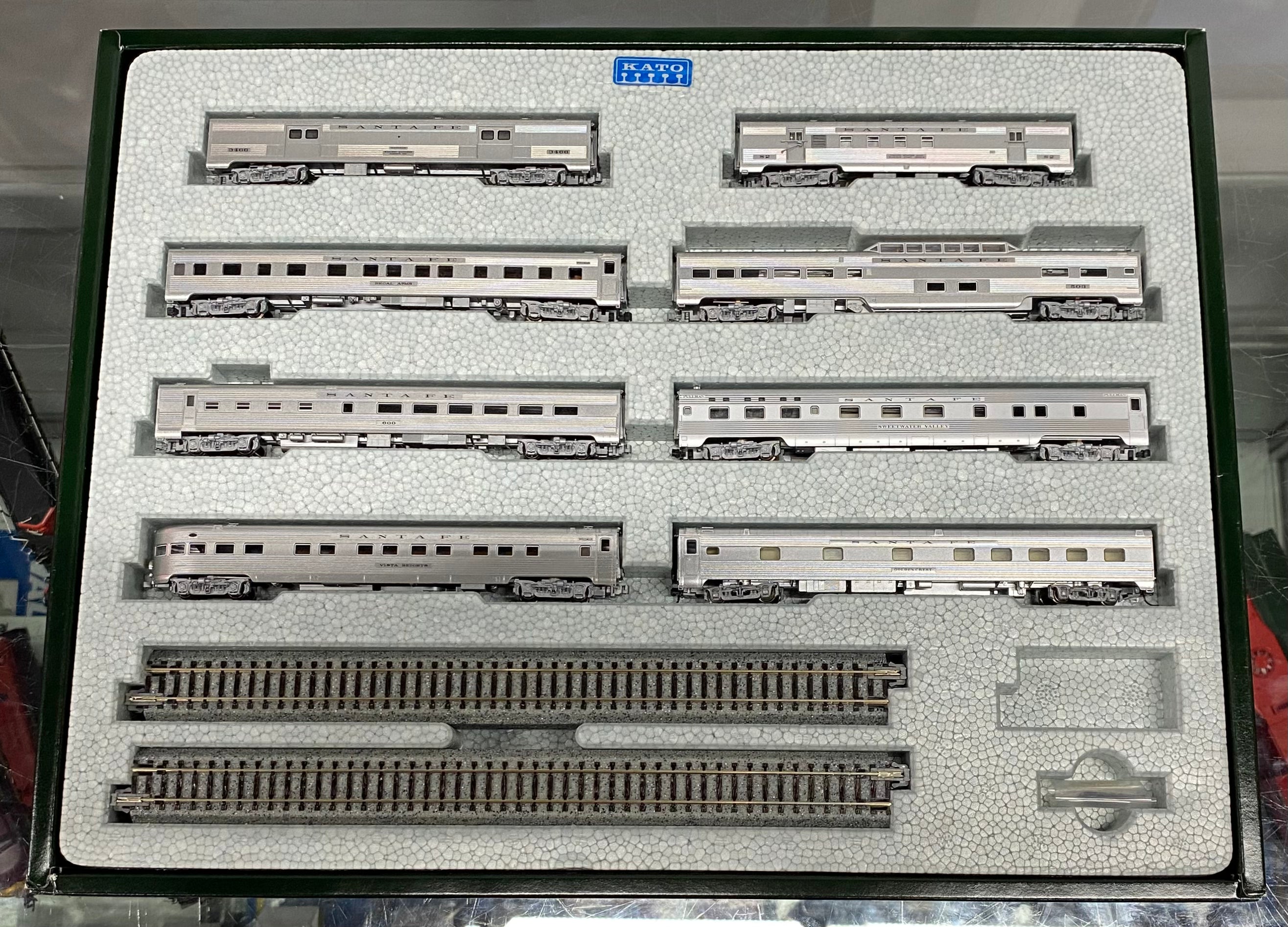 Kato 106-074 N Super Chief 8 Car Set Santa Fe (SF) Various#