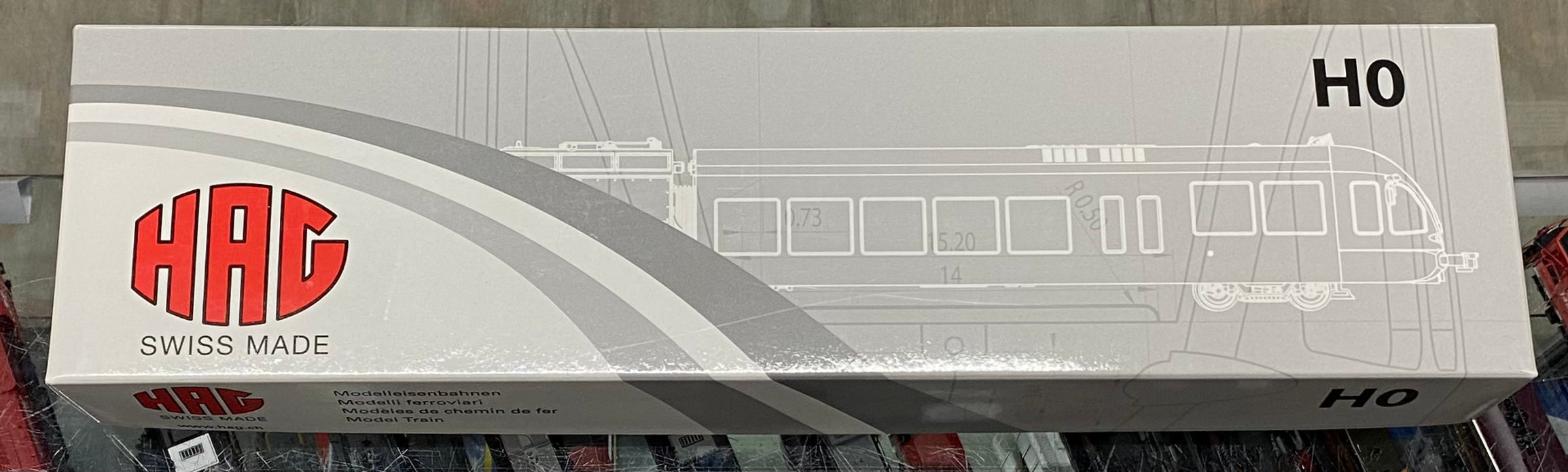 HAG 34009-20 HO SBB-CFF-FFS GTW 2/6 Elektrotriebwagen (TOP Blitz) #2 707-5 DCC