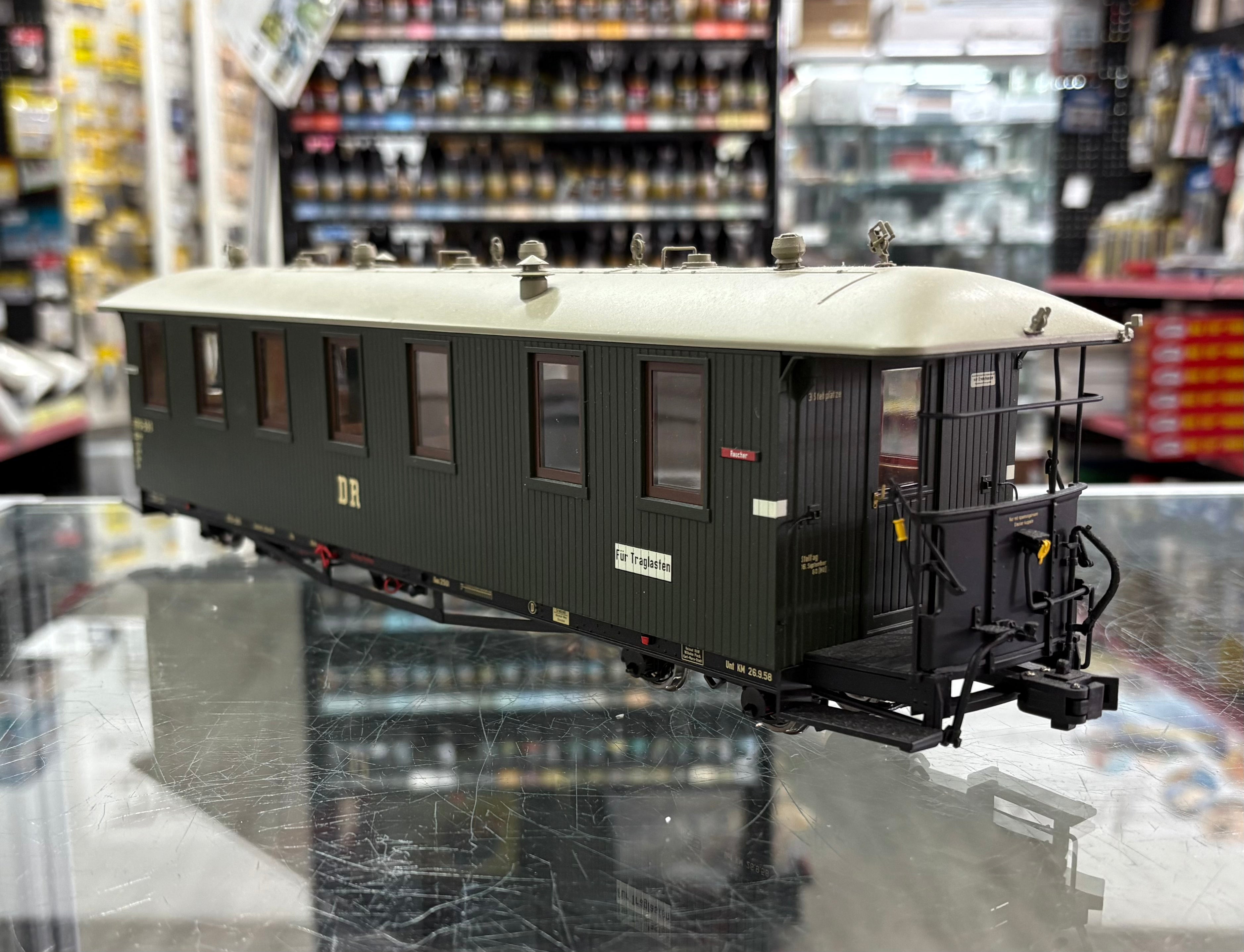 Hubner 2006 1-Gauge Narrow Gauge 1e Passenger Coach Kb4Tr of the DR