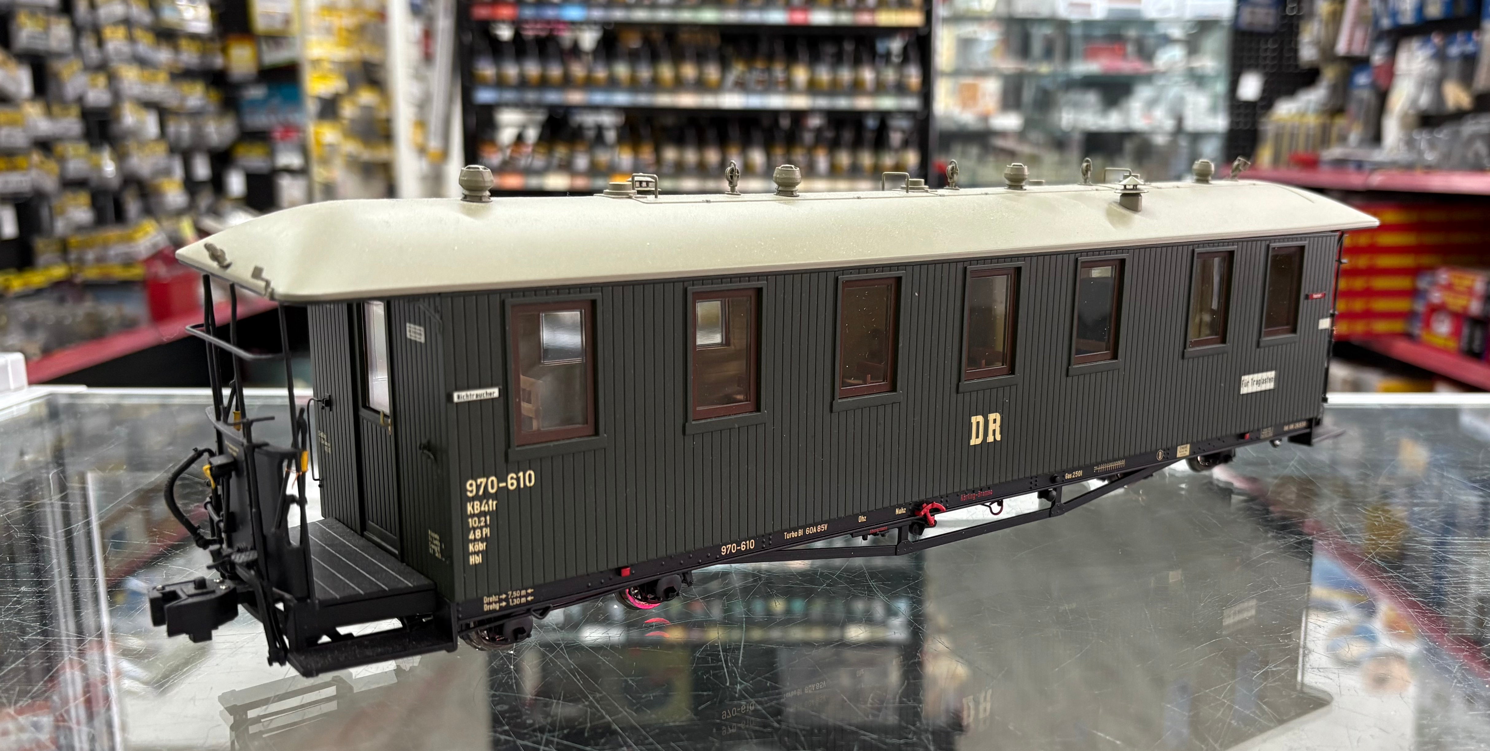 Hubner 20061 1-Gauge Narrow Gauge 1e Passenger Coach Kb4Tr, DR