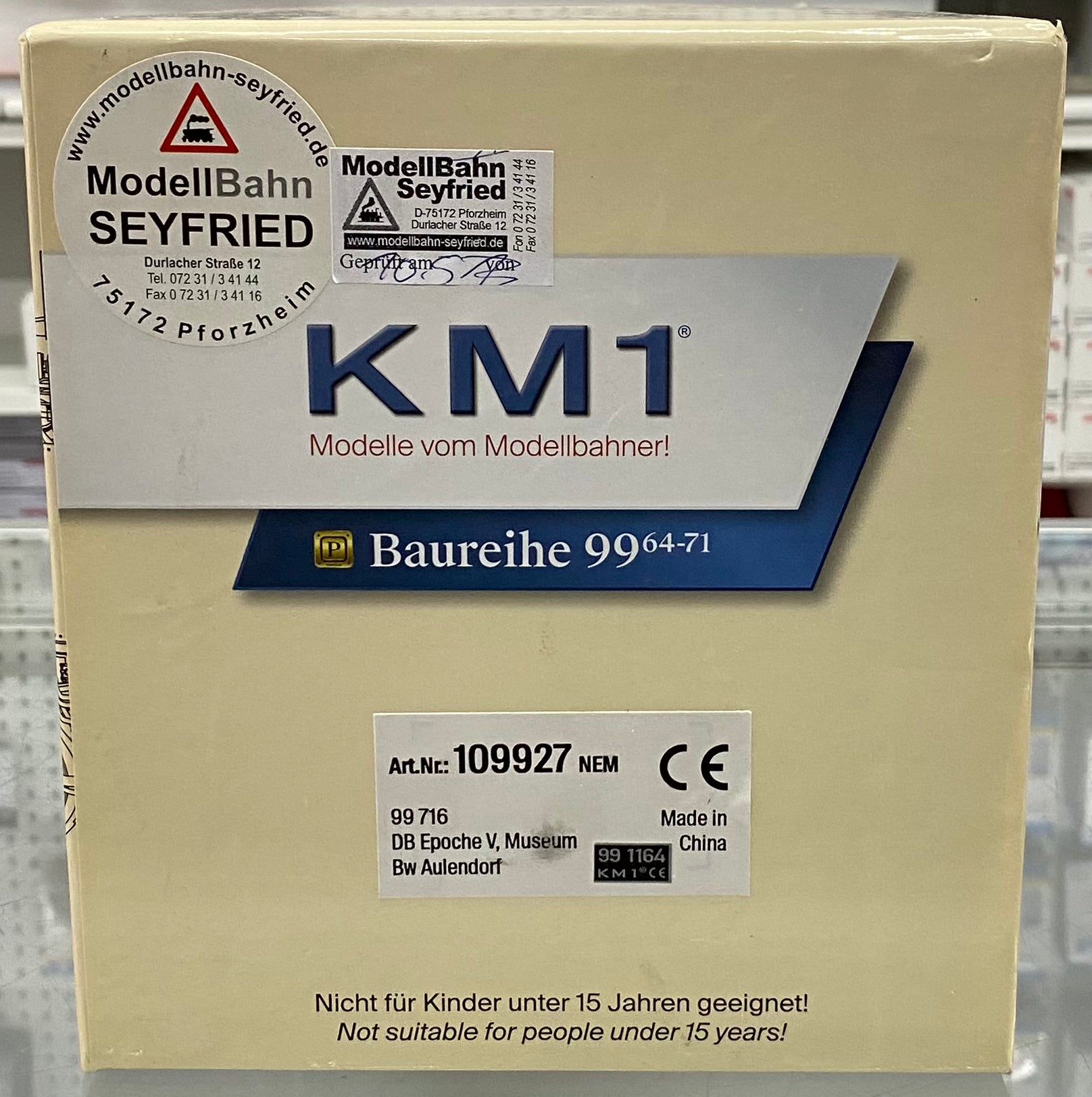 KM1 Modellbau 109927 1e-Gauge Br 99 64-71 99716 Db Era V - ESU DCC Sound