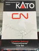 Kato 106-102-1 N 7 Car Set Transcontinental Passenger Cars Lighted Canadian National (CN) (#1)