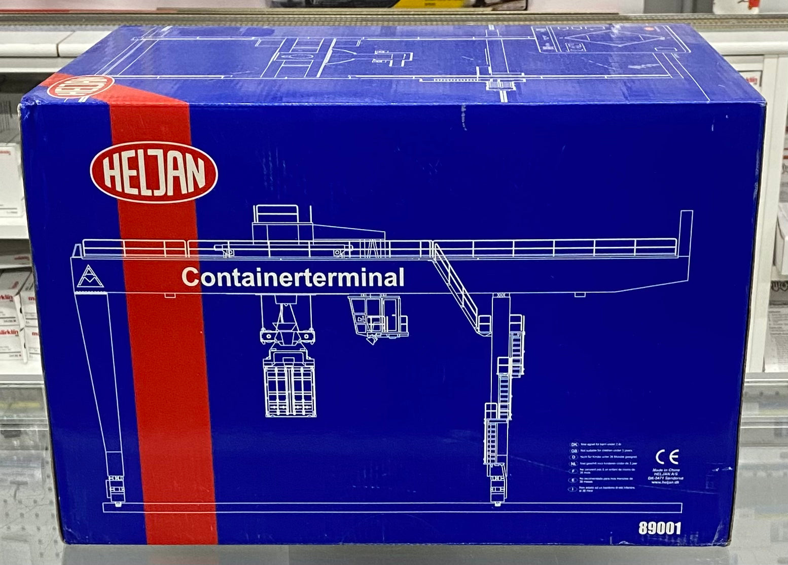 Heljan 89001 HO Digital Containerterminal mit Grundplatte Container