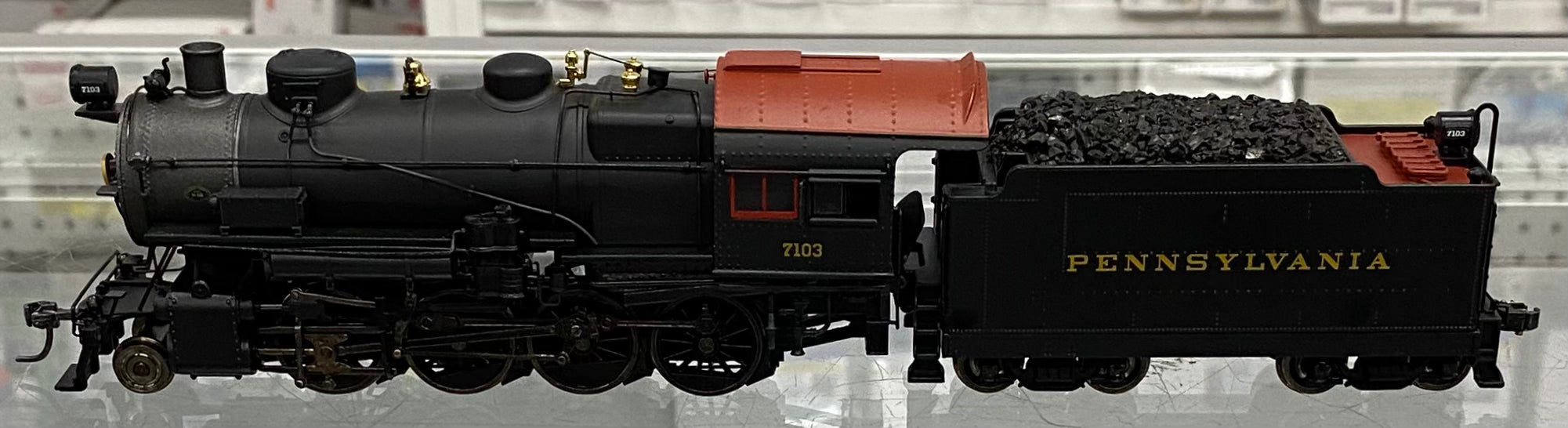 MTH 80-3240-1 HO 2-8-0 H10 Steam Engine Pennsylvania (PRR) 7103 DCC & Sound