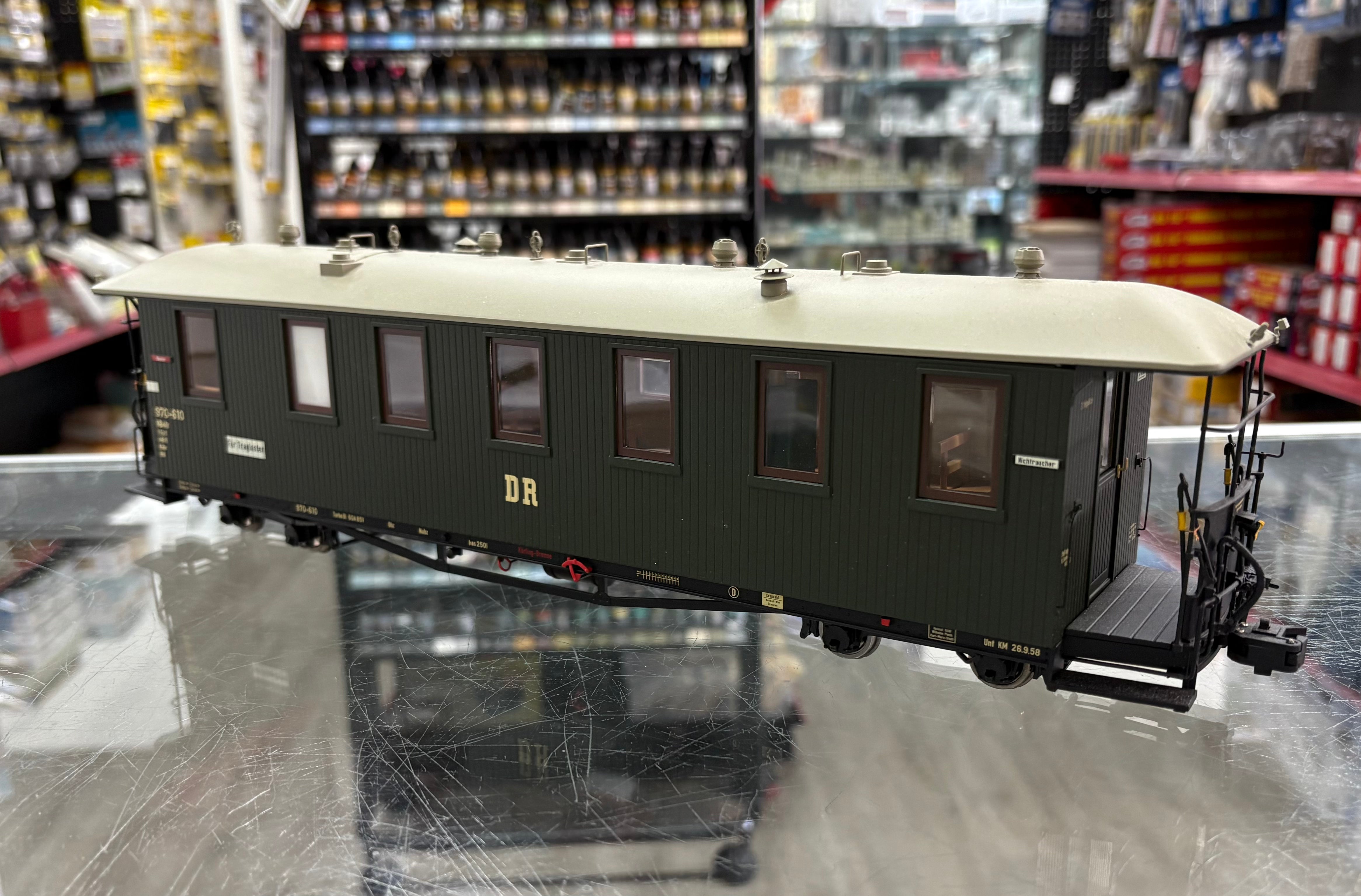 Hubner 20061 1-Gauge Narrow Gauge 1e Passenger Coach Kb4Tr, DR