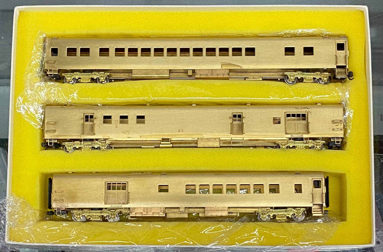 Van Hobbies CPRLIGHTPASS2 HO Brass Steel Lightweight Passenger 3 Car Set #2 Canadian Pacific (CP)