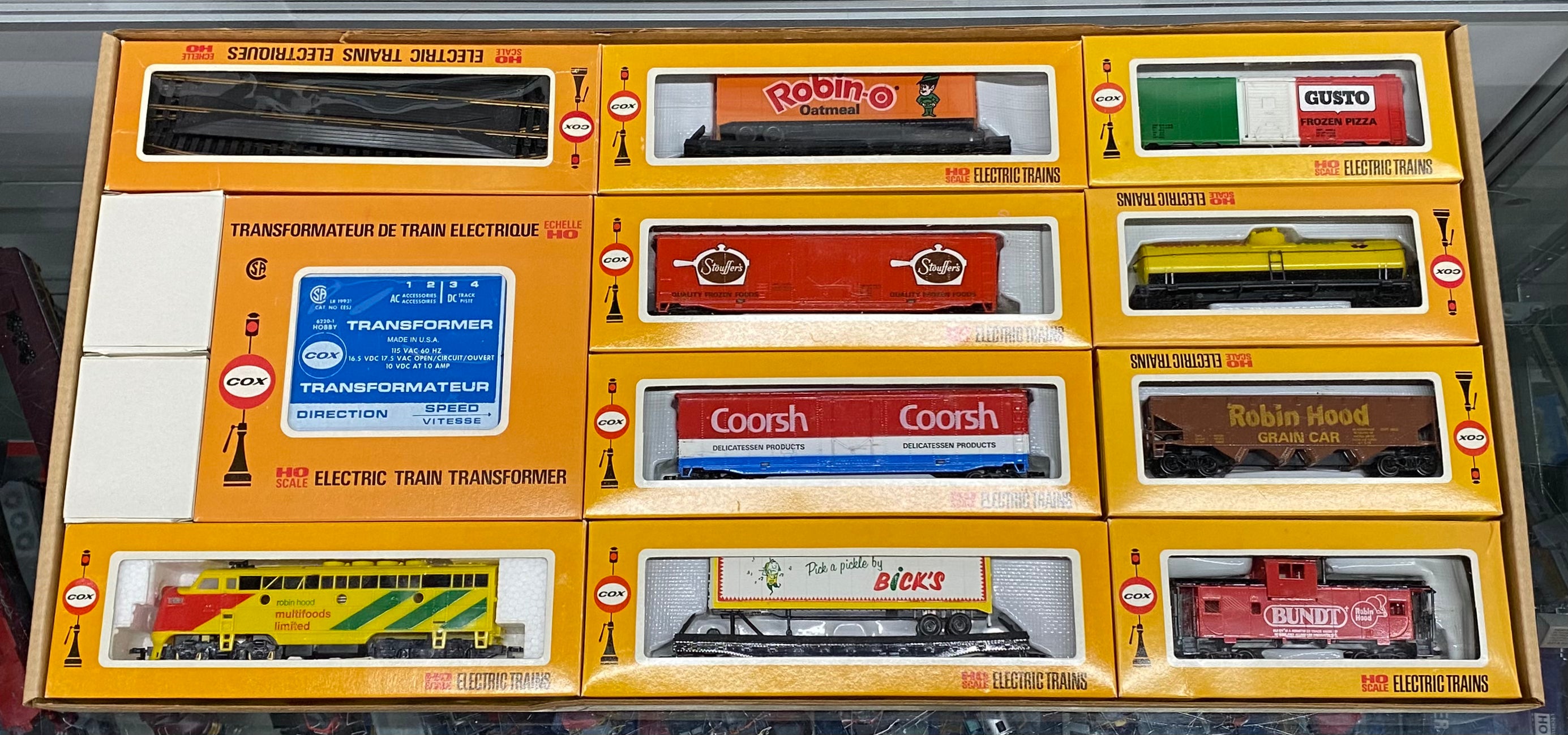 Cox 600000 HO Multifoods Promotional Train Set, Locomotive Runs Noisy Analog DC