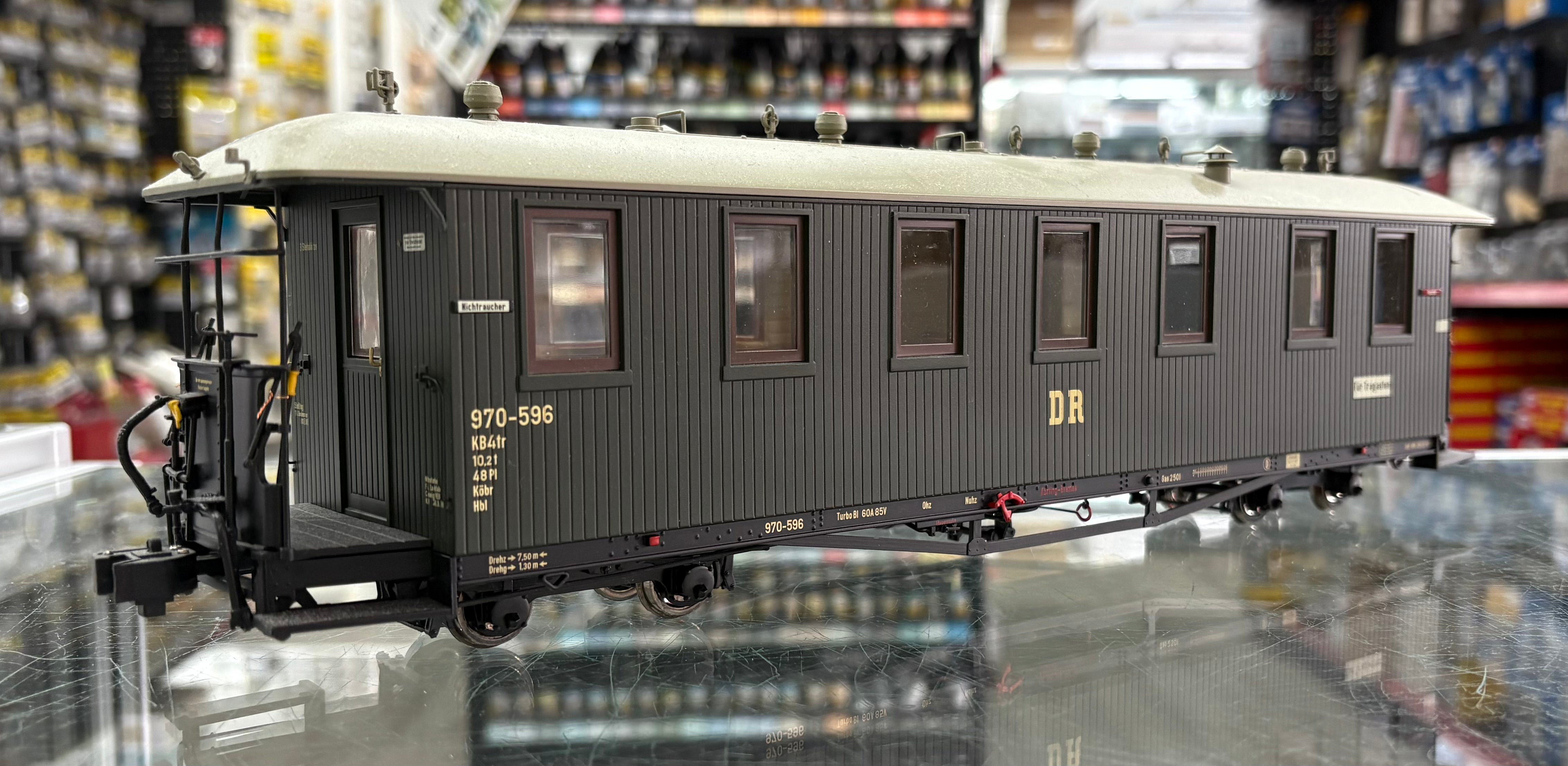 Hubner 20062 1-Gauge Narrow Gauge 1e Passenger Coach Kb4Tr, DR