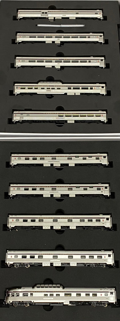 Rapido 550002 N The Canadian 10 piece Set ( Fully Lighted) Canadian Pacific (CP)