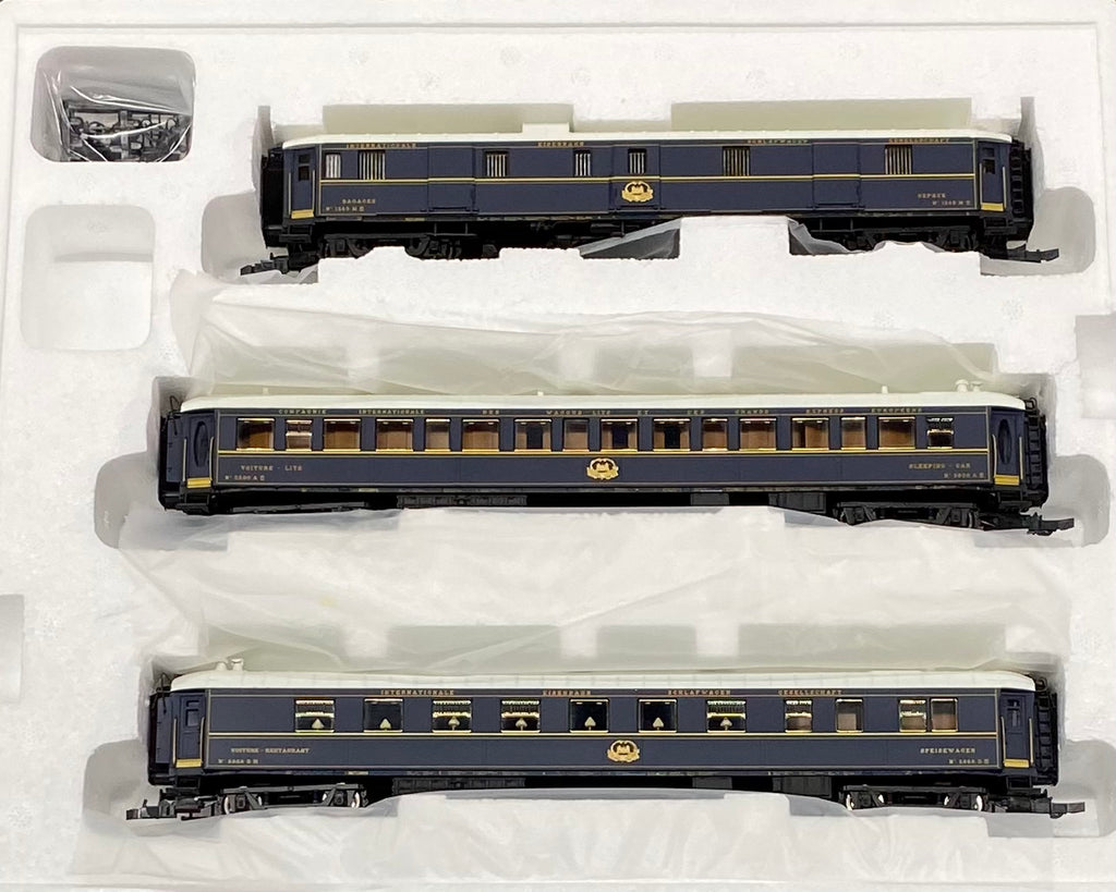 Rivarossi HR4088 HO OBB Ostende-Vienna-Express Carrozze Bagaliaio, Ristorante e Letti Set of 3 1265,2868,3500