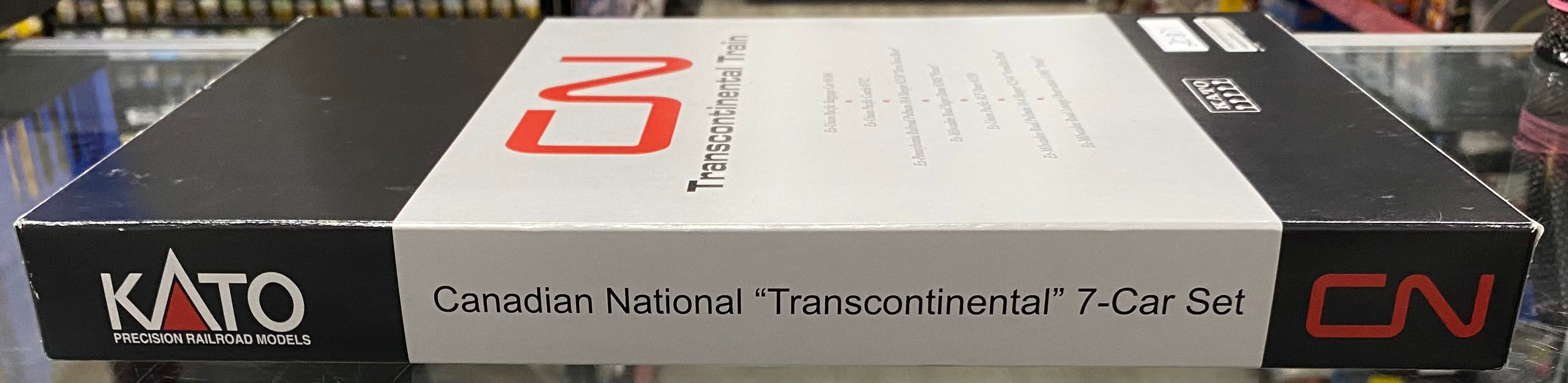 Kato 106-102 N Transcontinental 7 Car Passenger Set Canadian National (CN)