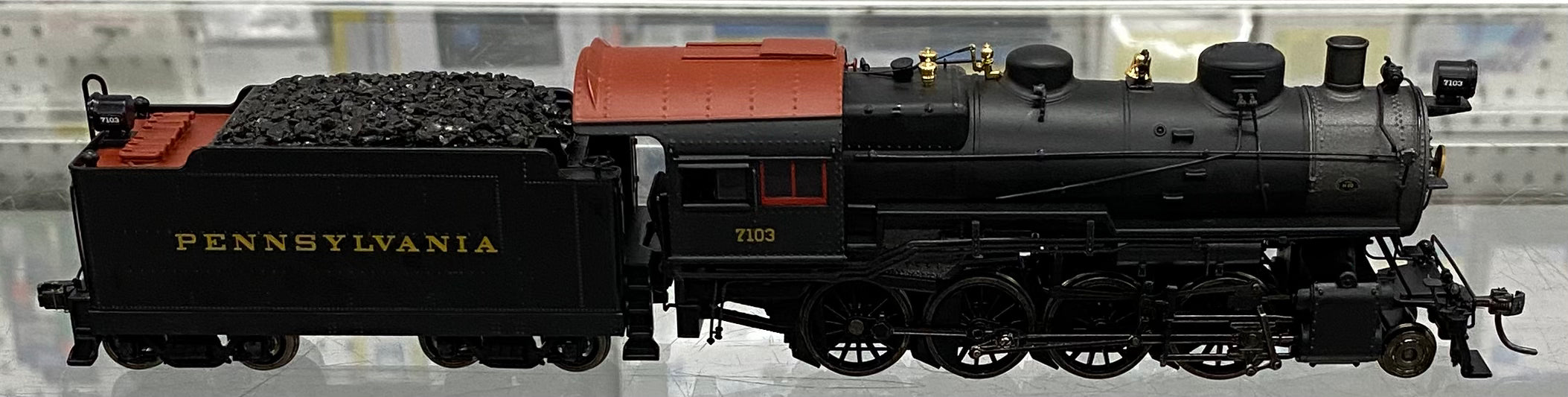 MTH 80-3240-1 HO 2-8-0 H10 Steam Engine Pennsylvania (PRR) 7103 DCC & Sound
